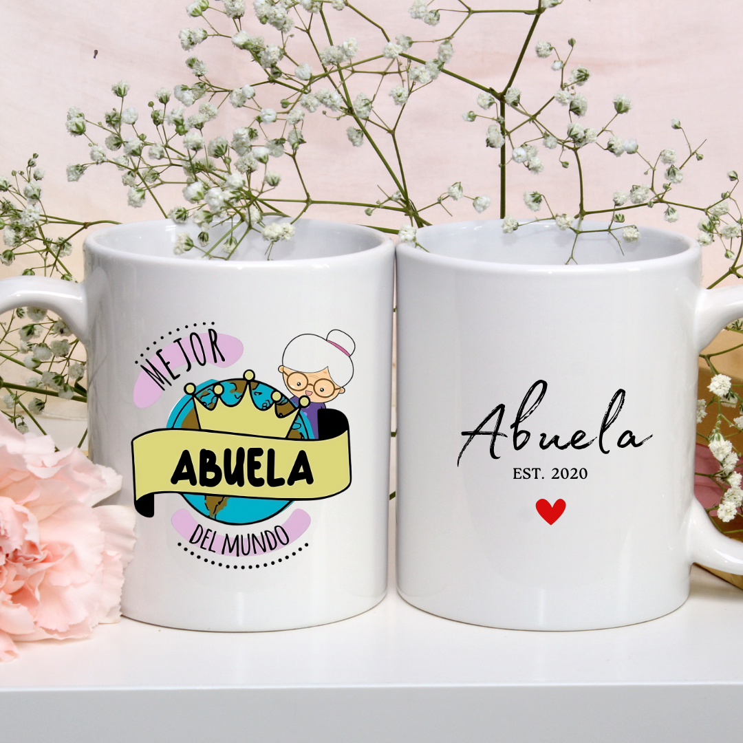 Taza la mejor abuela mundo