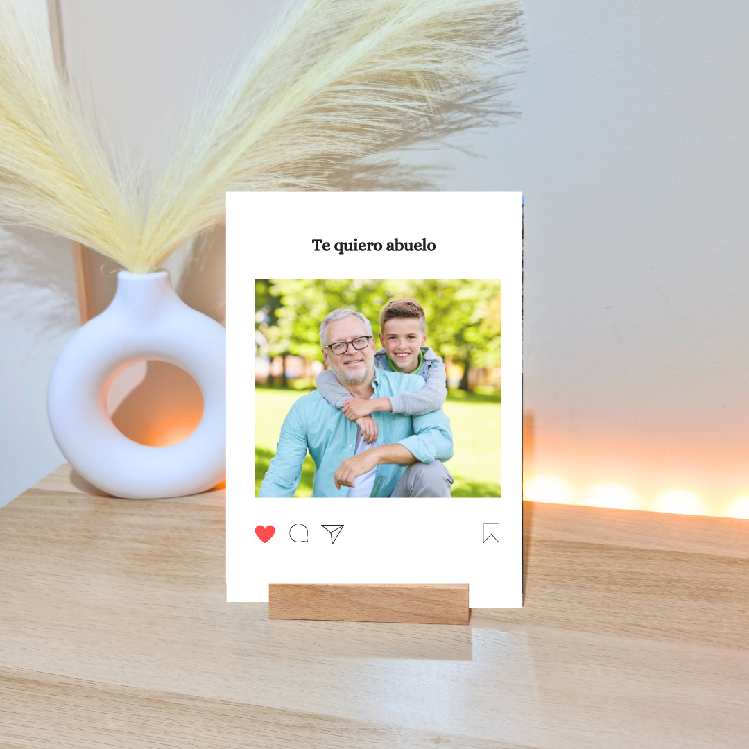 Placa Insta Abuela/o