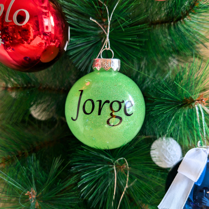 Bola de Navidad del Grinch Personalizada – Edición Especial 8 cm