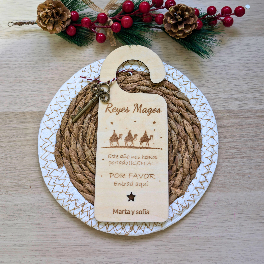 Llave mágica  Reyes Magos- Grabada