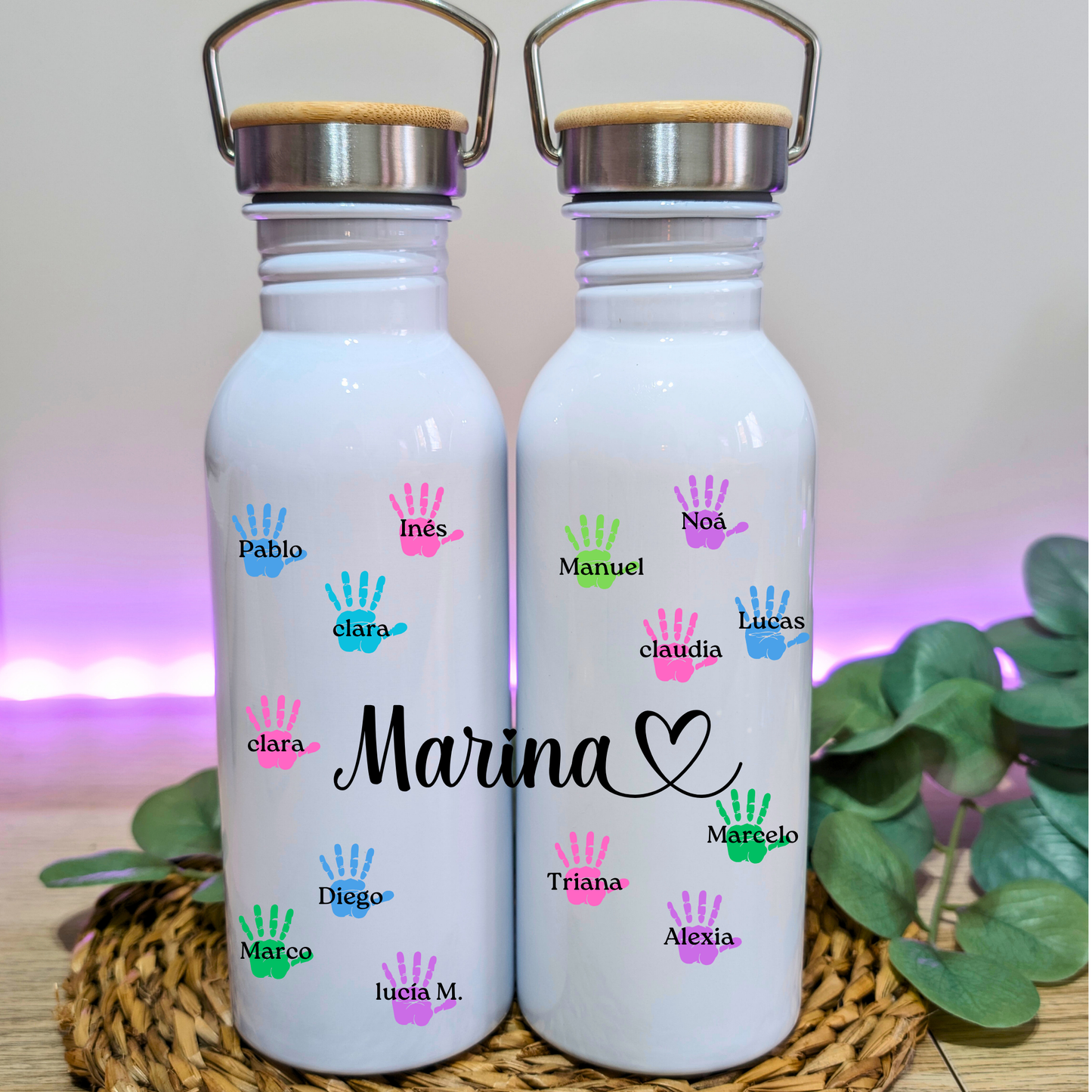 Botella Manos