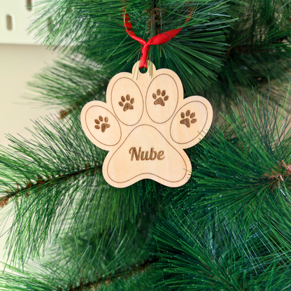 Bola de navidad - huella