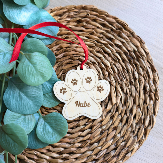 Bola de navidad - huella