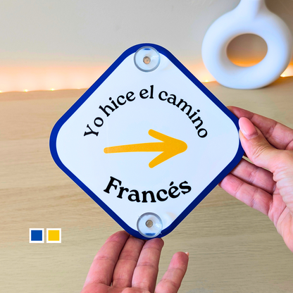 Placa personalizada para coche – Camino de Santiago - Elige tu camino
