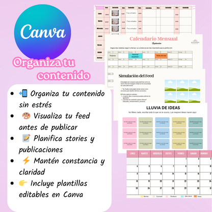 Bundle Creativo: Organización de contenido + Tarjetas