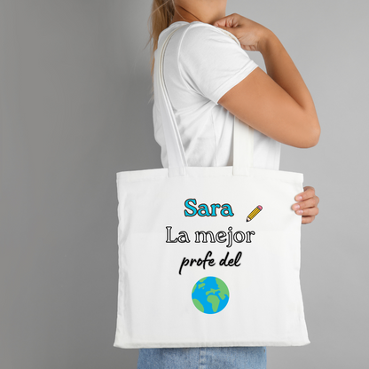 Cajita Mundo (Tote + neceser + botella + llavero)