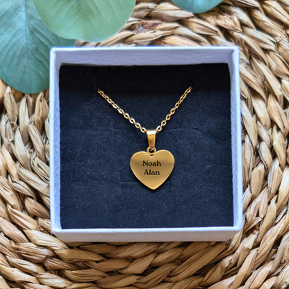 Colgante Nombre/palabra Golden. Grabado Laser