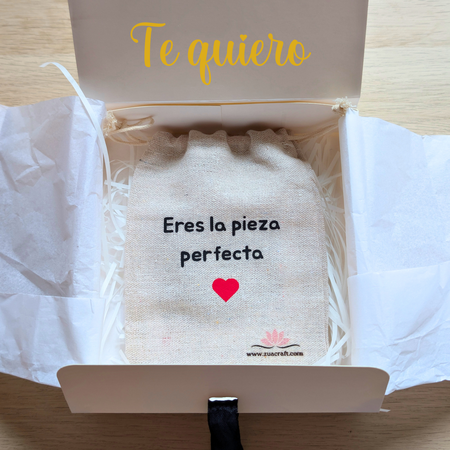 Puzzle Insta mamá + cajita regalo+ saquito