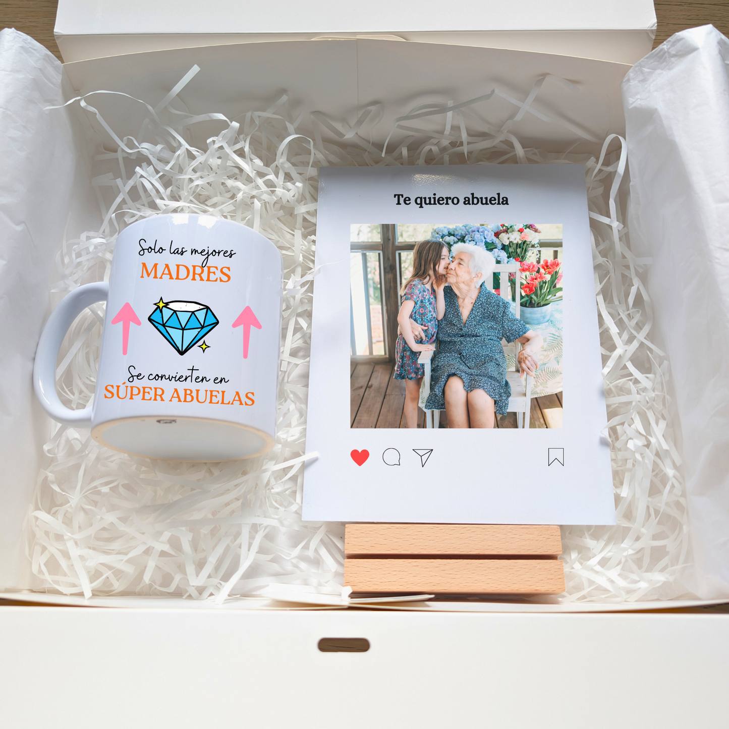 Zuabox Abuela (Taza personalizada + Placa)