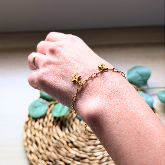 Pulsera Personalizable con Charms – Acero Inoxidable