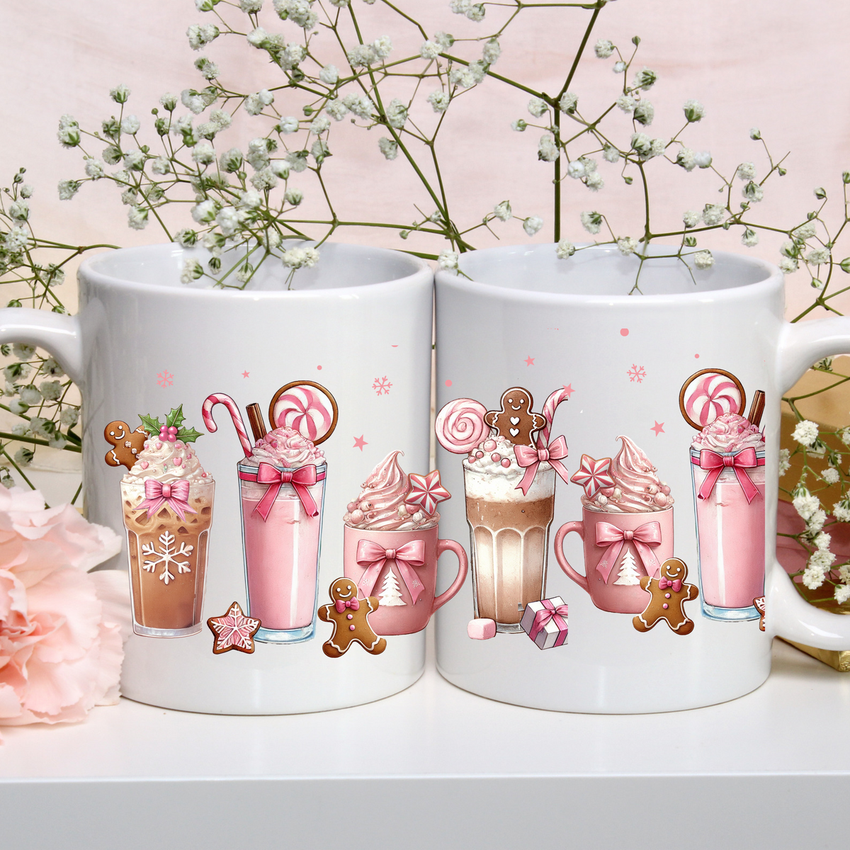 Taza  batidos Christmas.