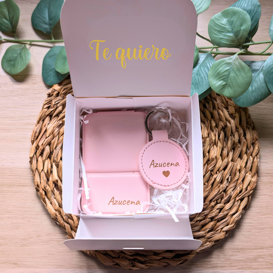Cajita regalo (Espejo + Llavero)
