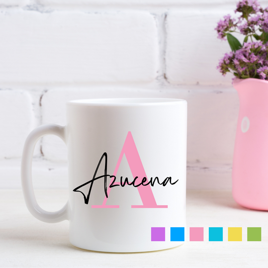 Taza Nombre + inicial