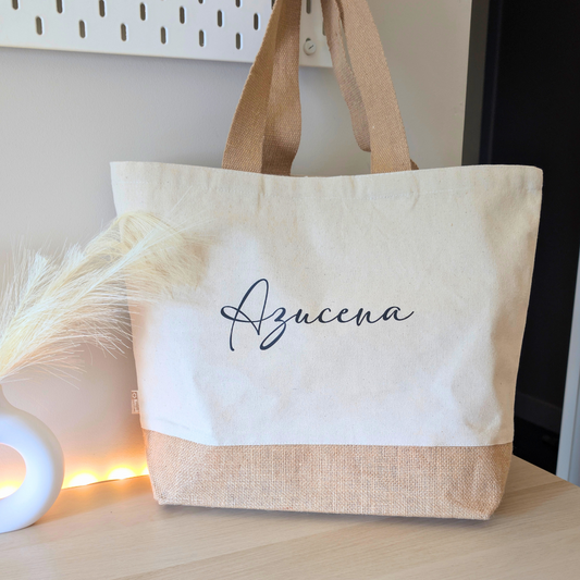 Bolsa eco Nombre - Colección Raíces de algodón