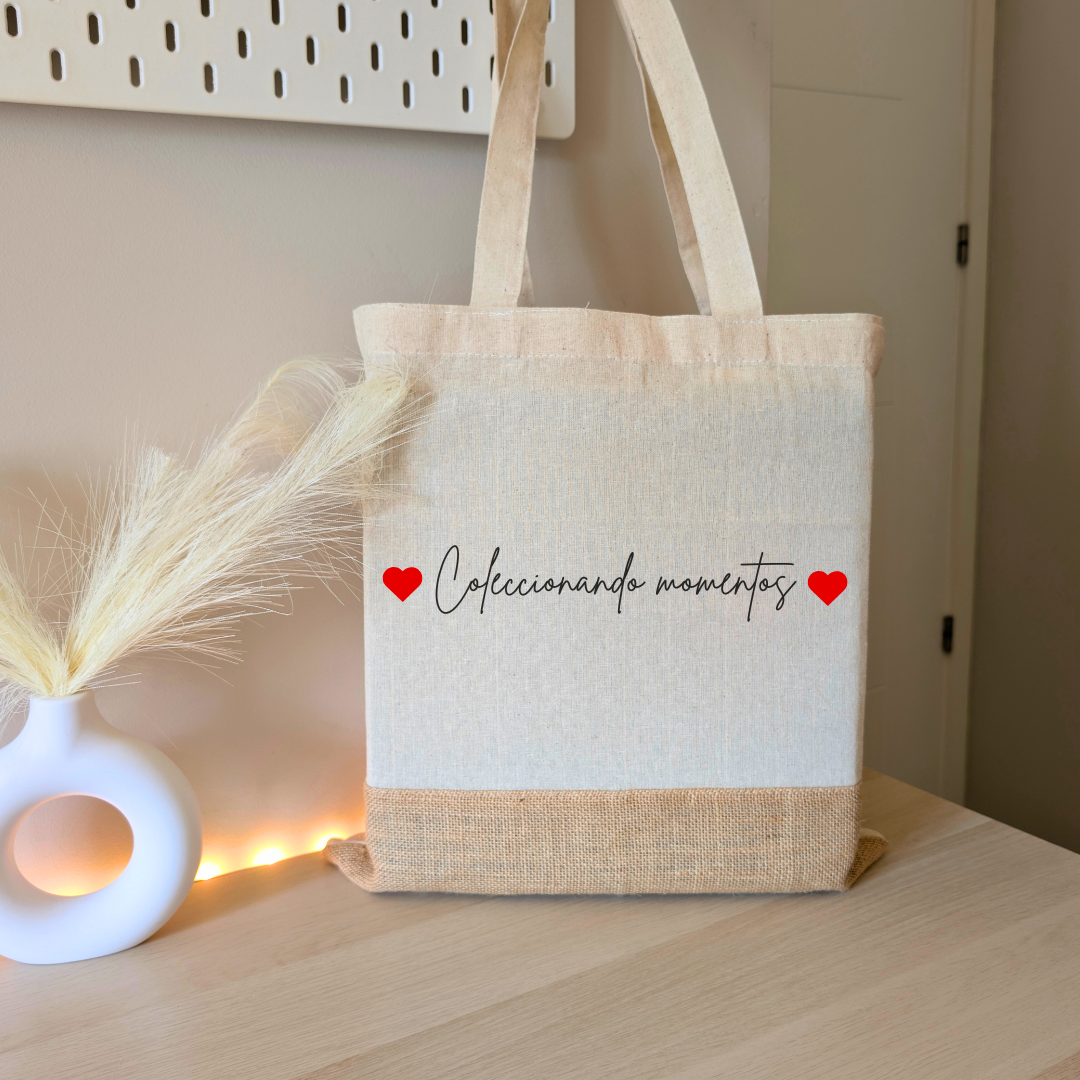 Tote Eco frase  corazón- Colección Raíces (Copia)